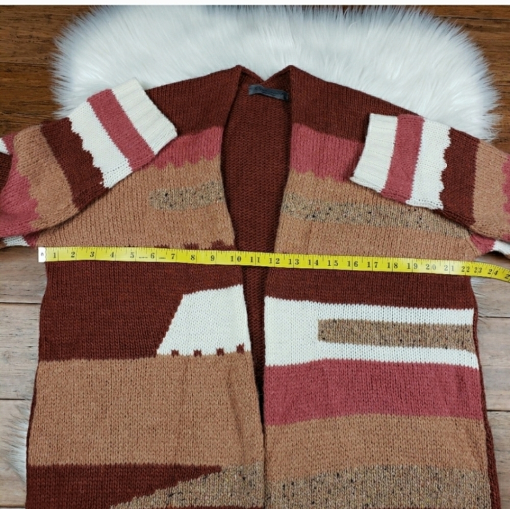Anthropologie Elsamanda made in Italy cardigan open front sweater medium - Picture 3 of 10